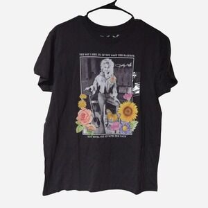 Dolly Parton black country music tee t shirt size medium